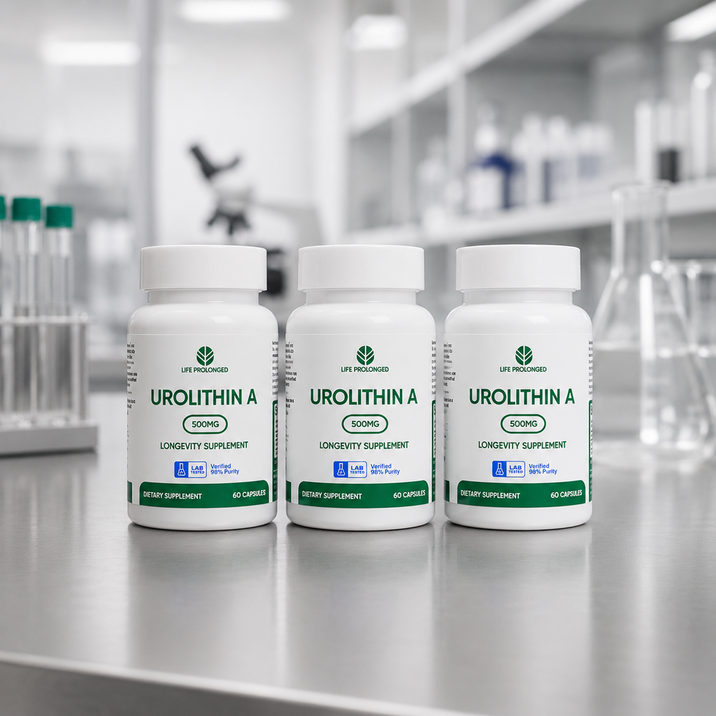 Urolithin A - 500mg | 98% Purity | 60 Capsules
